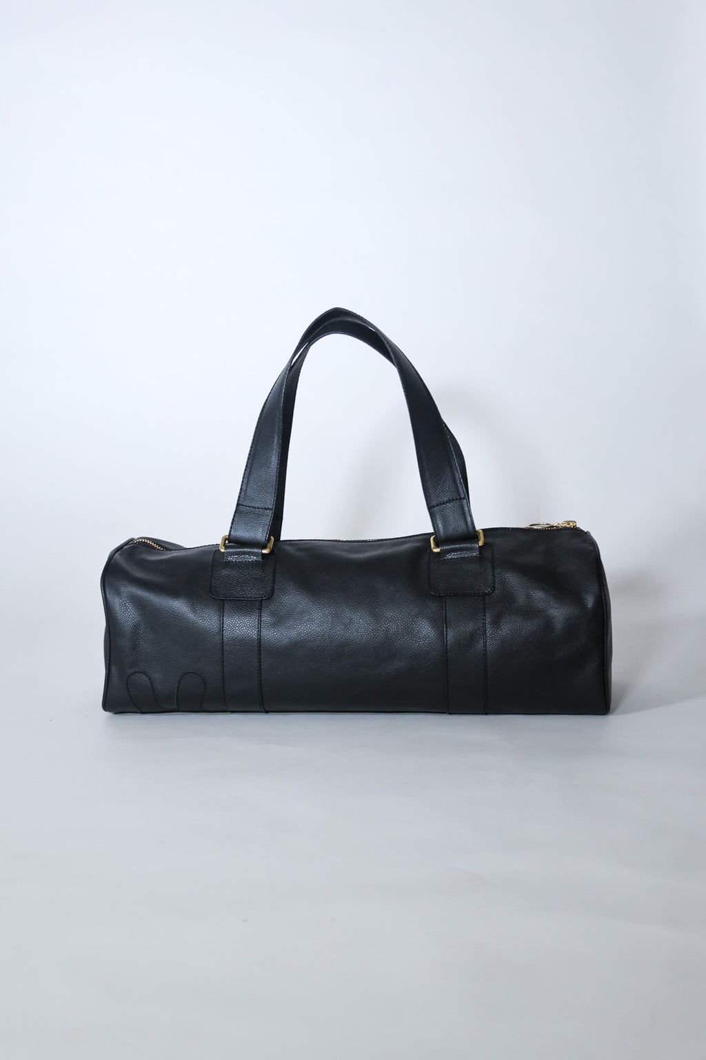 black mini duffle