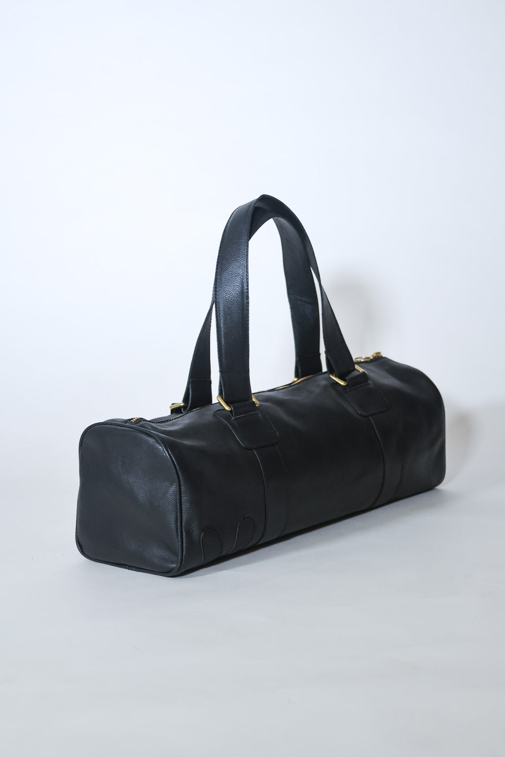 black mini duffle