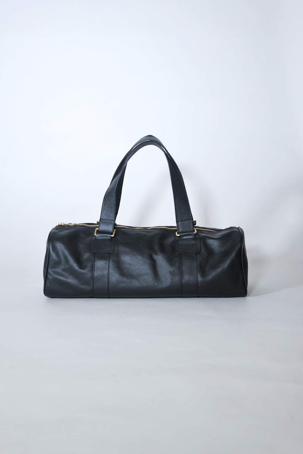 black mini duffle