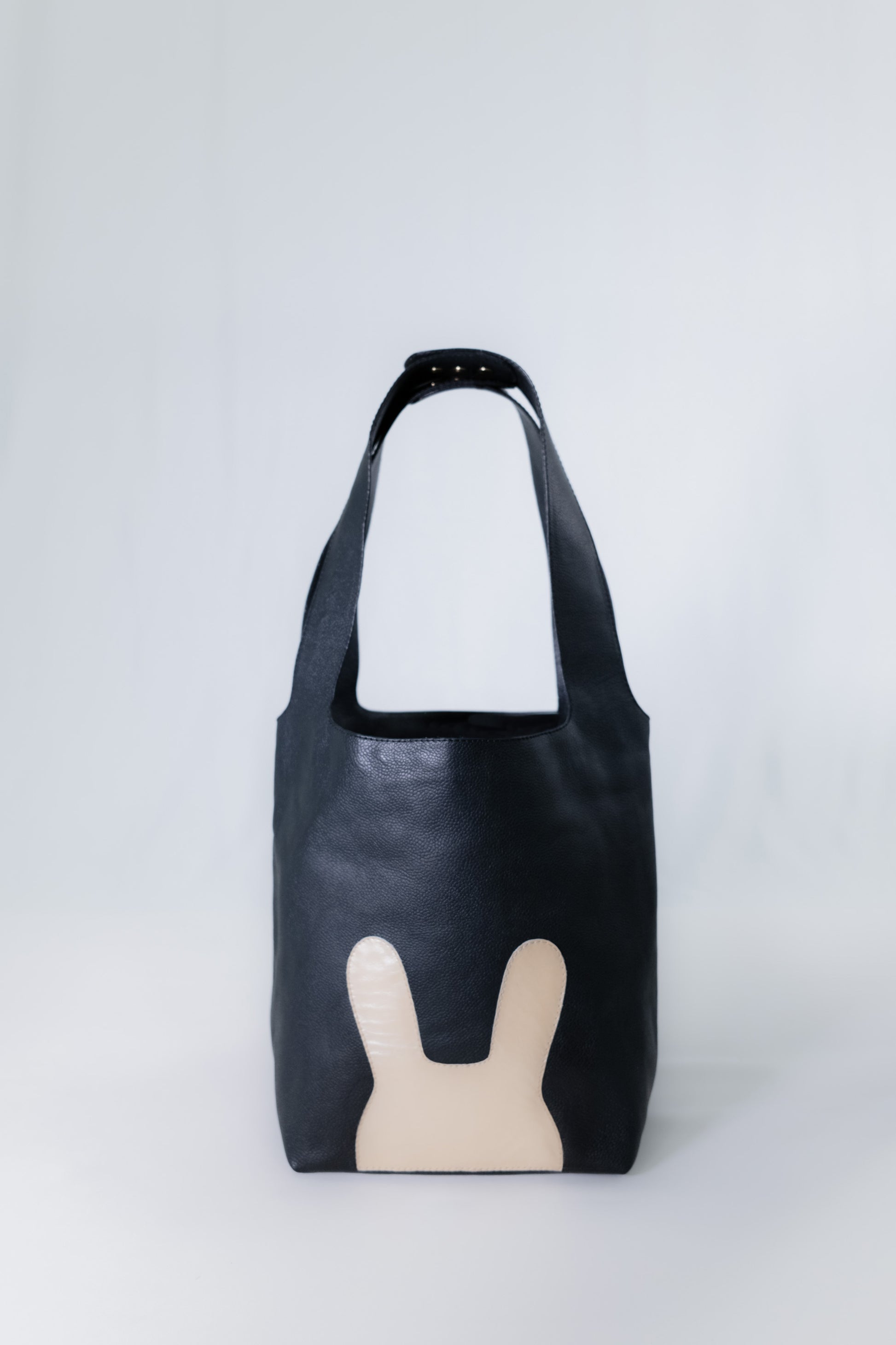 black/creme - working girl tote